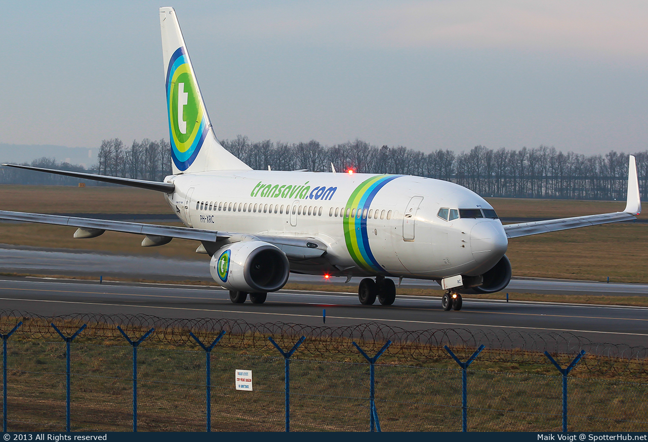 Photo of PH-XRC - Boeing 737-7K2 operated by Transavia