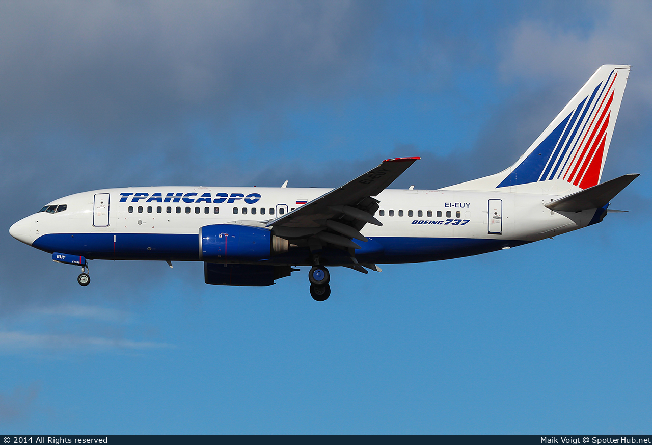 Photo of EI-EUY - Boeing 737-7Q8 operated by Transaero