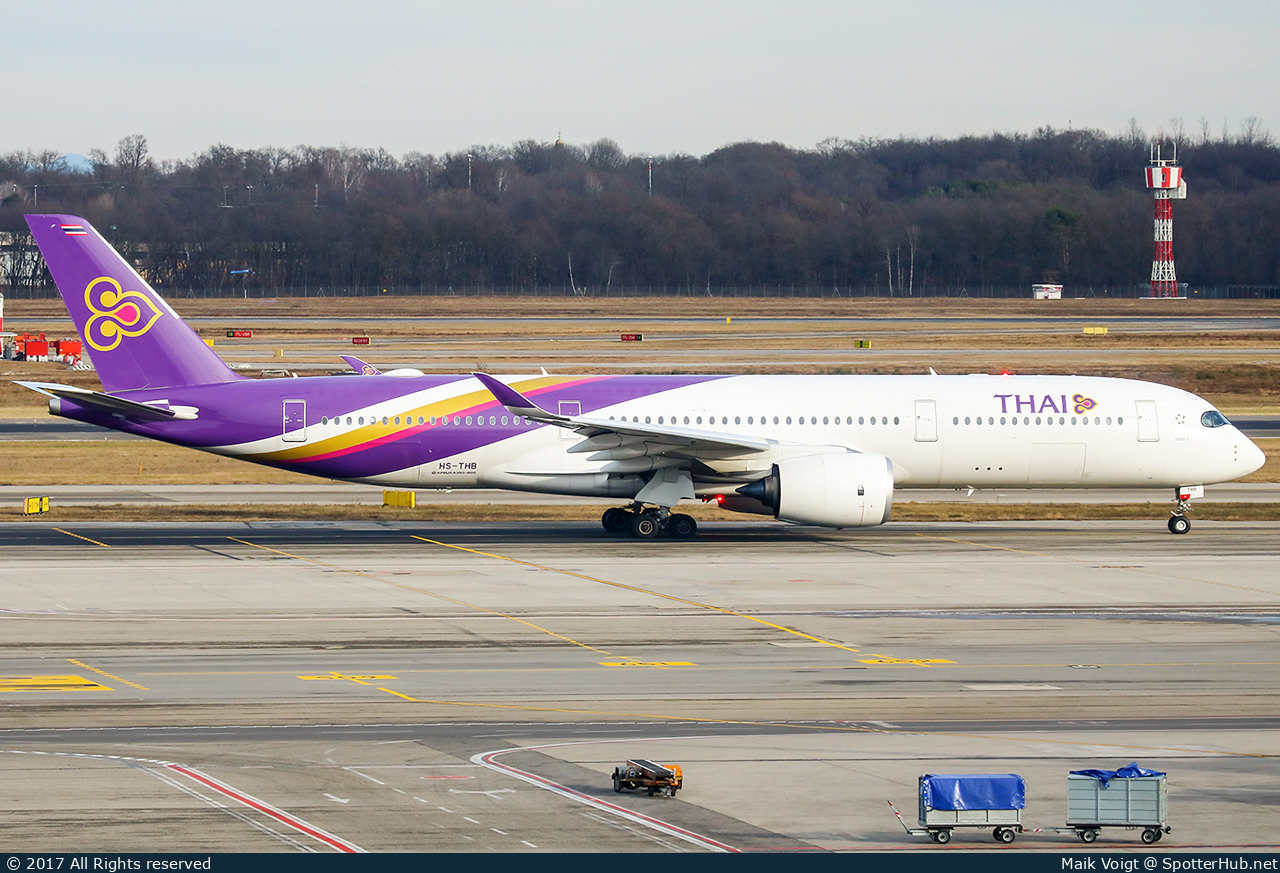 Photo of HS-THB - Airbus A350-941 operated by Thai Airways International