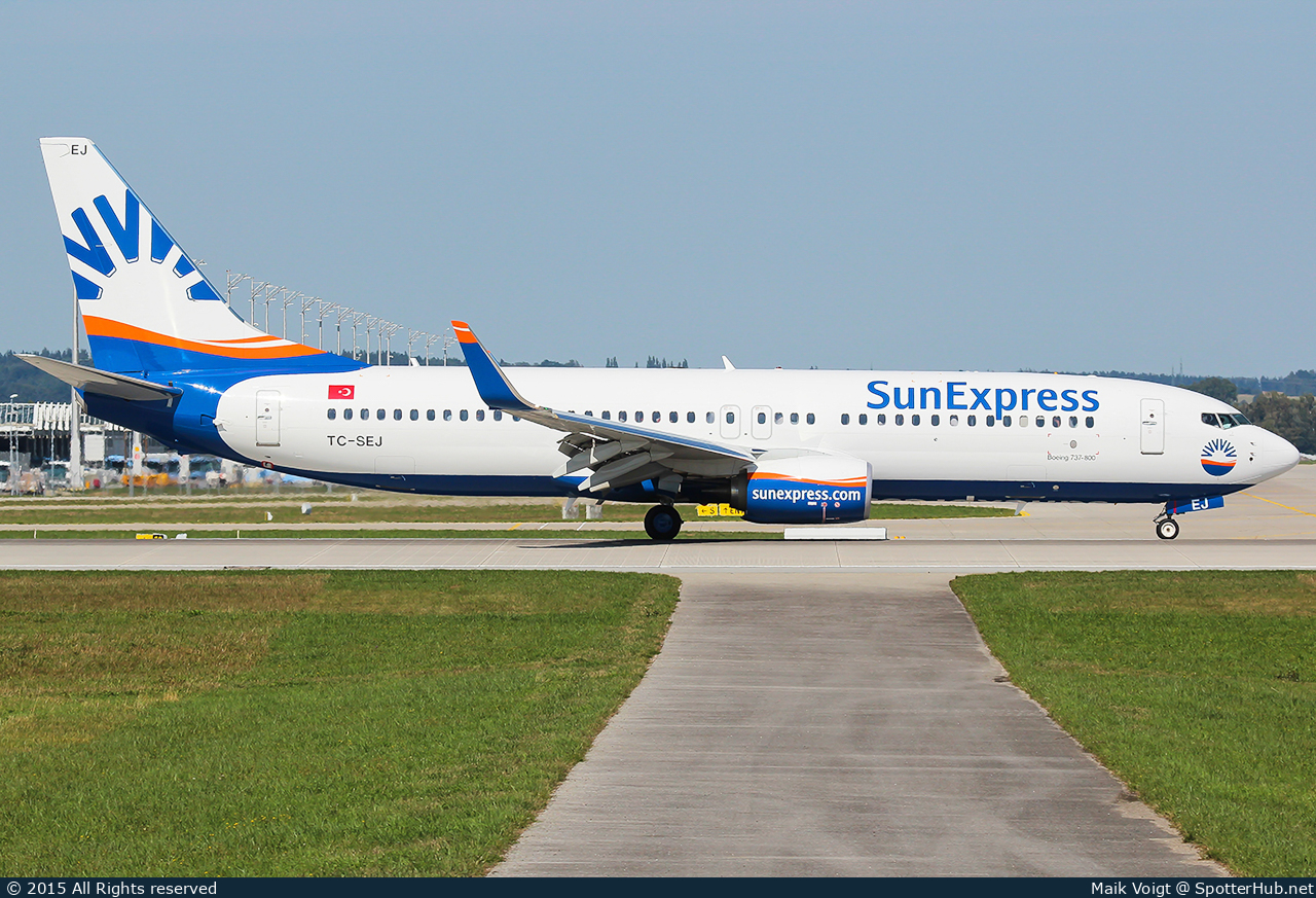 Photo of TC-SEJ - Boeing 737-8HC operated by SunExpress