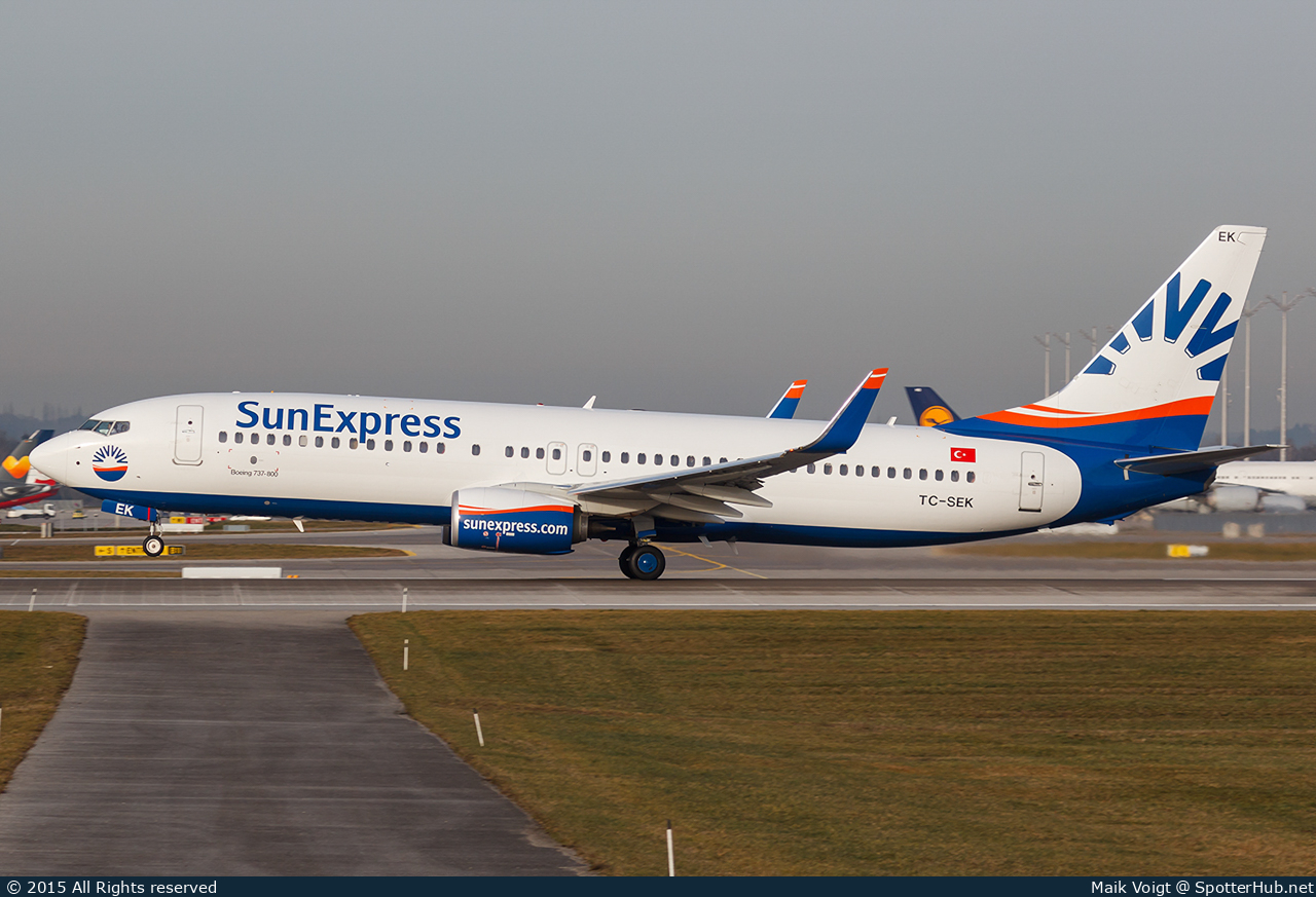 Photo of TC-SEK - Boeing 737-8HC operated by SunExpress