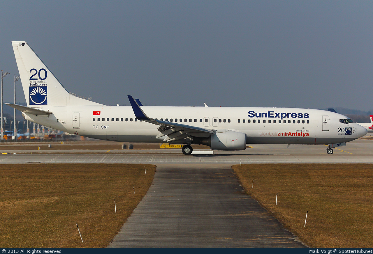 Photo of TC-SNF - Boeing 737-8HC operated by SunExpress