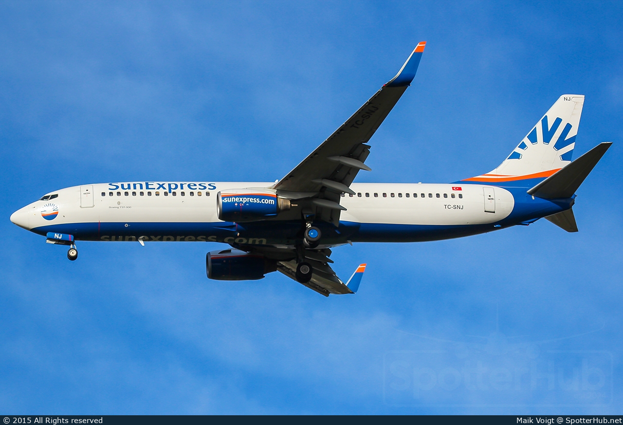 Photo of TC-SNJ - Boeing 737-86J operated by SunExpress