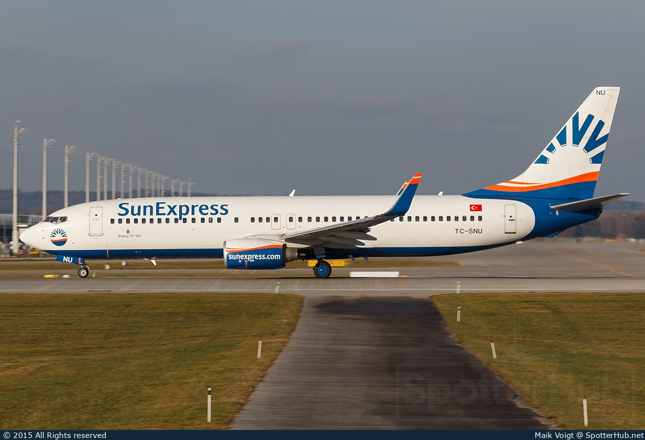 Photo of TC-SNU - Boeing 737-8HC operated by SunExpress