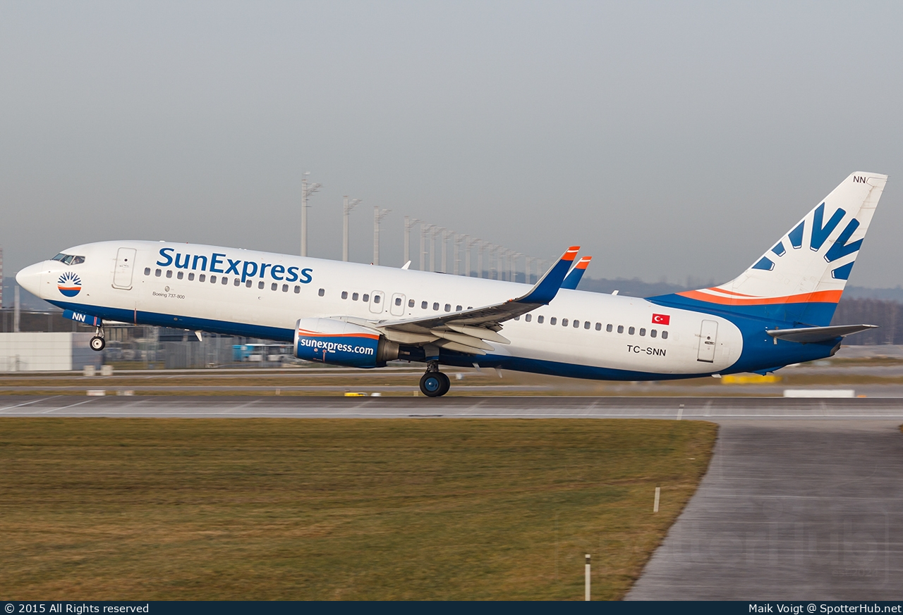 Photo of TC-SNN - Boeing 737-8HC operated by SunExpress