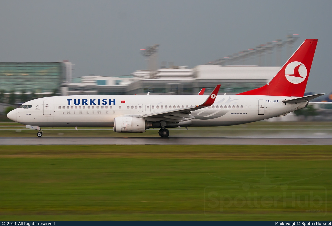 Photo of TC-JFE - Boeing 737-8F2 operated by Turkish Airlines