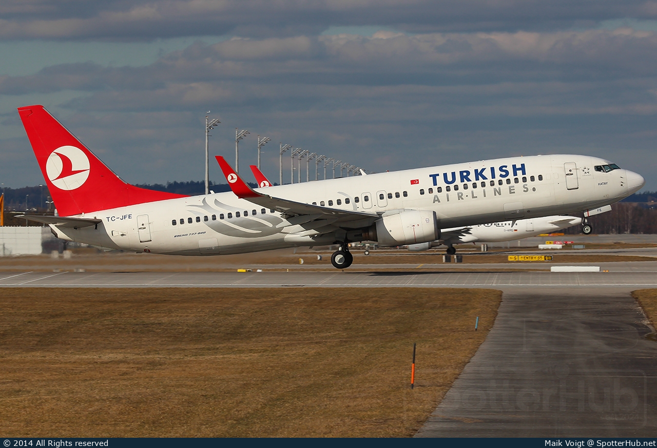 Photo of TC-JFE - Boeing 737-8F2 operated by Turkish Airlines