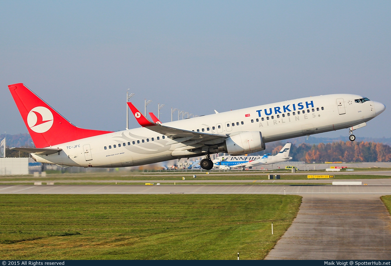 Photo of TC-JFC - Boeing 737-8F2 operated by Turkish Airlines