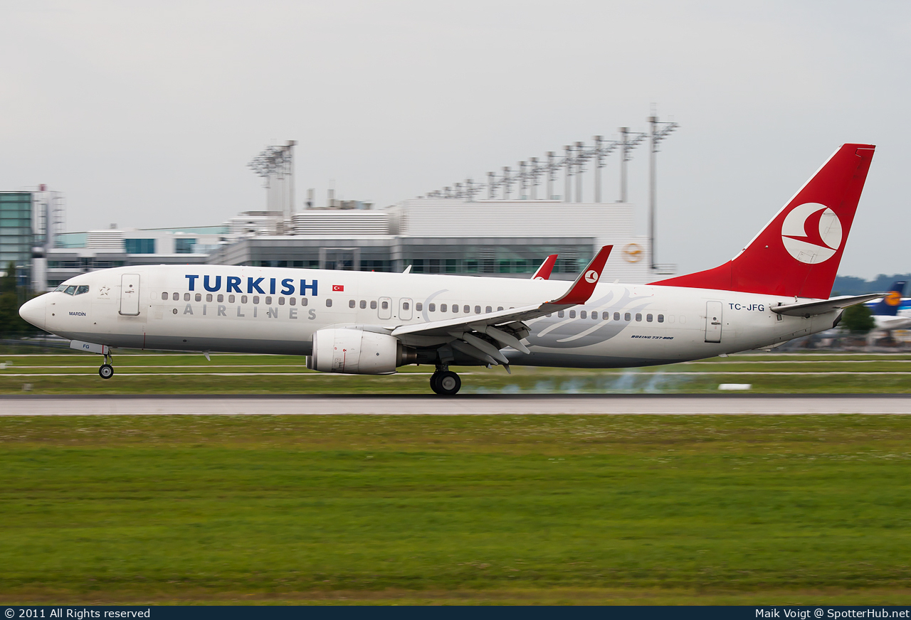 Photo of TC-JFG - Boeing 737-8F2 operated by Turkish Airlines