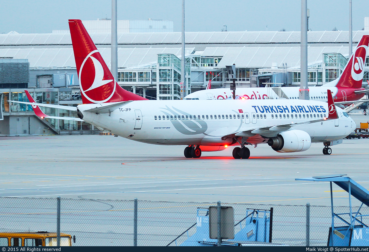 Photo of TC-JFP - Boeing 737-8F2 operated by Turkish Airlines