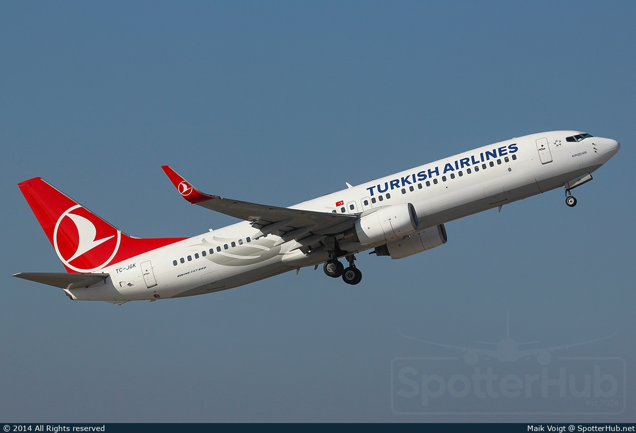 Photo of TC-JGK - Boeing 737-8F2 operated by Turkish Airlines