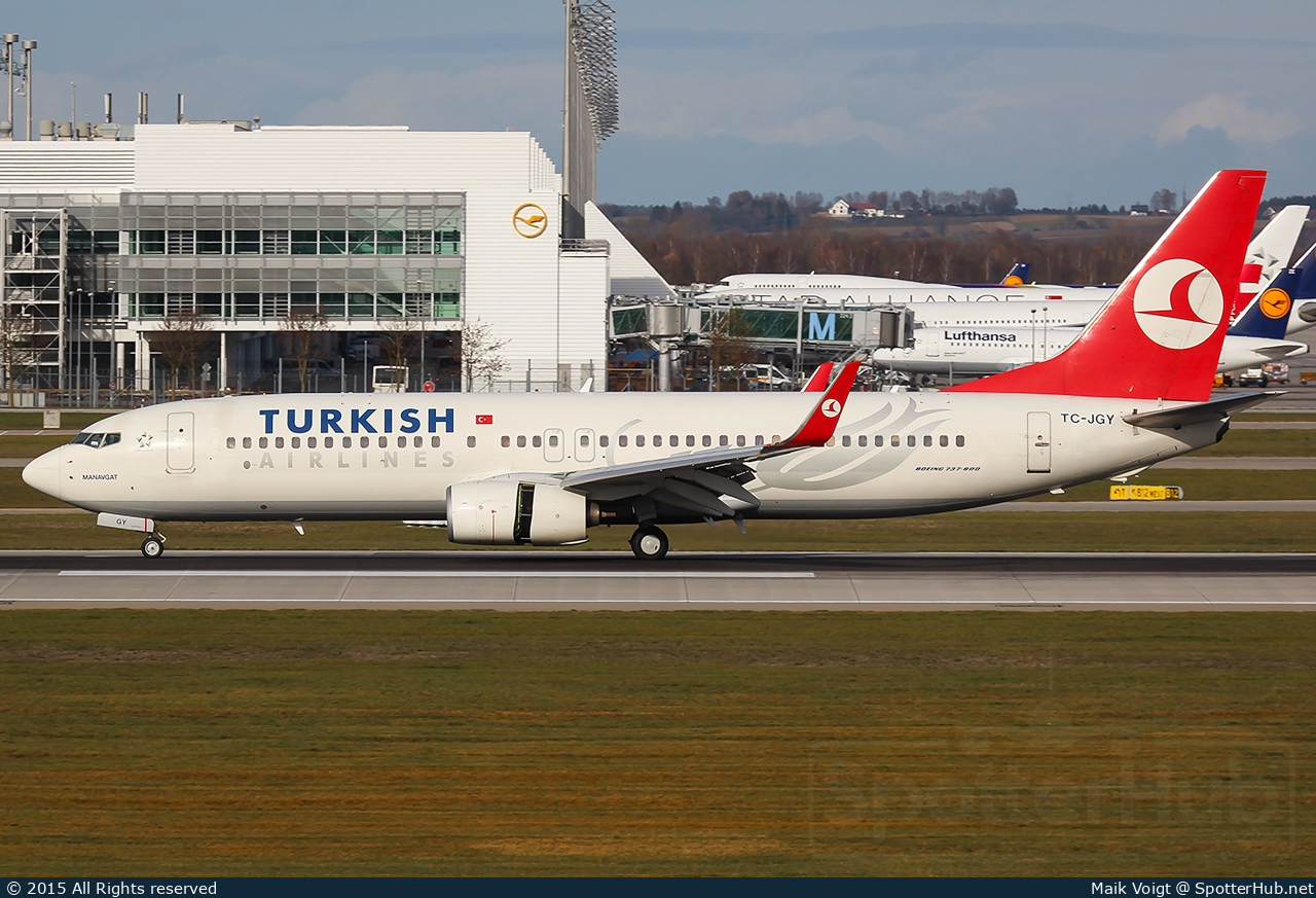 Photo of TC-JGY - Boeing 737-8F2 operated by Turkish Airlines