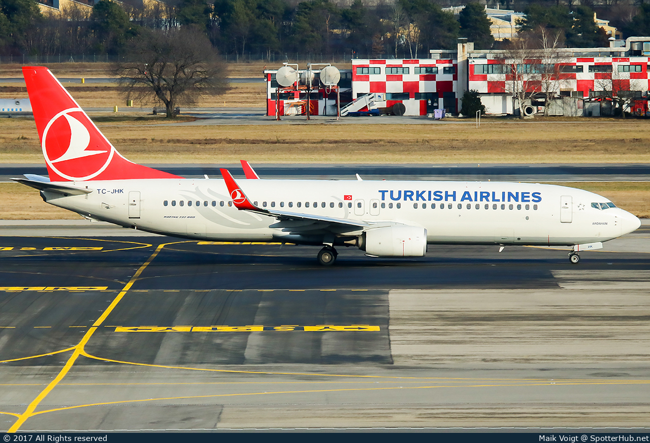 Photo of TC-JHK - Boeing 737-8F2 operated by Turkish Airlines