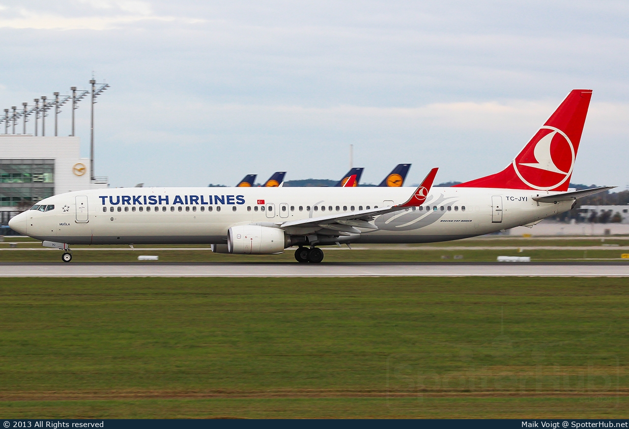 Photo of TC-JYI - Boeing 737-9F2(ER) operated by Turkish Airlines