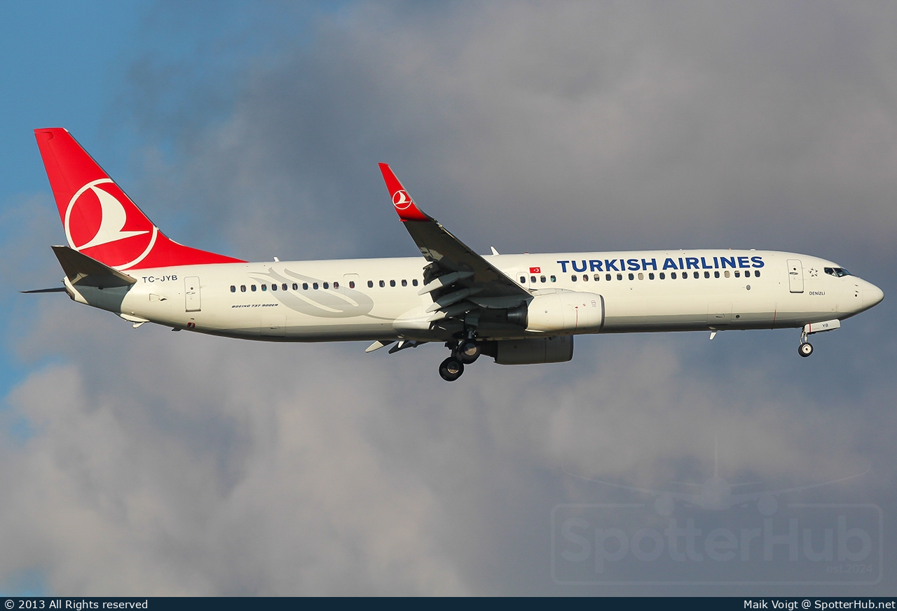Photo of TC-JYB - Boeing 737-9F2(ER) operated by Turkish Airlines