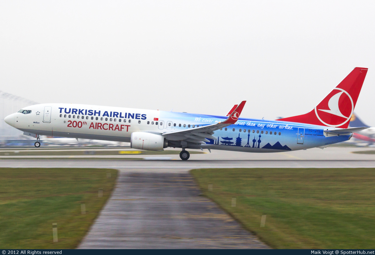 Photo of TC-JYI - Boeing 737-9F2(ER) operated by Turkish Airlines