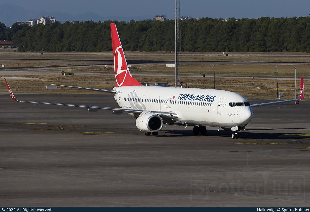 Photo of TC-JYM - Boeing 737-9F2(ER) operated by Turkish Airlines