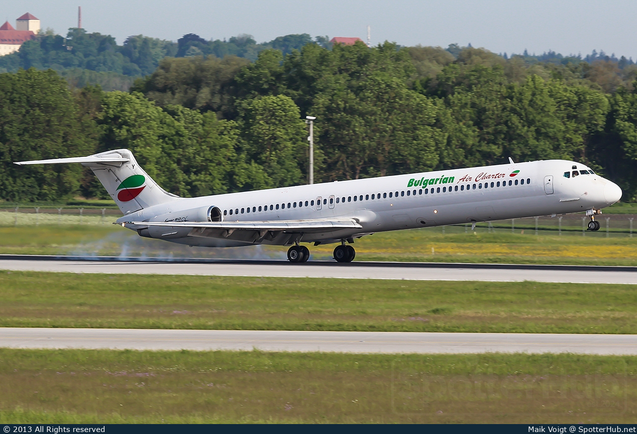 Photo of LZ-LDY - McDonnell Douglas MD-82 operated by Bulgarian Air Charter