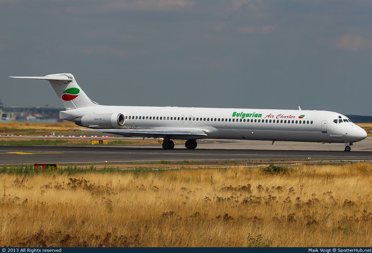 Photo of LZ-LDT - McDonnell Douglas MD-82 operated by Bulgarian Air Charter