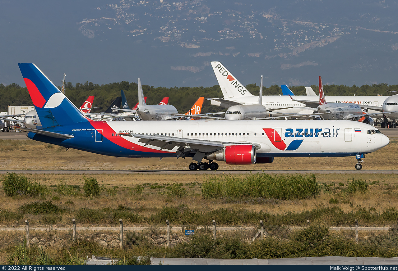 Photo of RA-73034 - Boeing 767-306(ER) operated by Azur Air