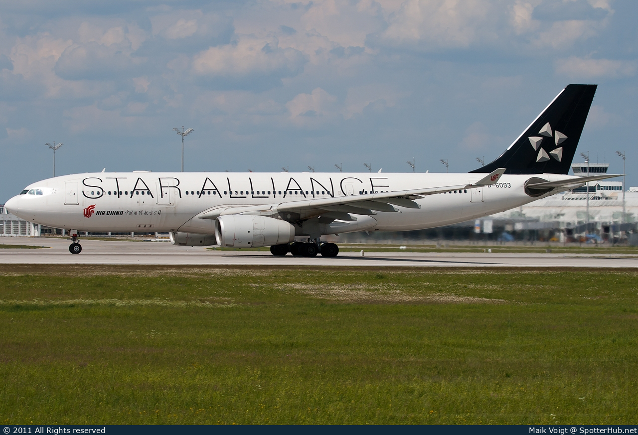Photo of B-6093 - Airbus A330-243 operated by Air China
