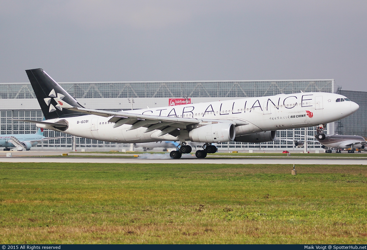 Photo of B-6091 - Airbus A330-243 operated by Air China