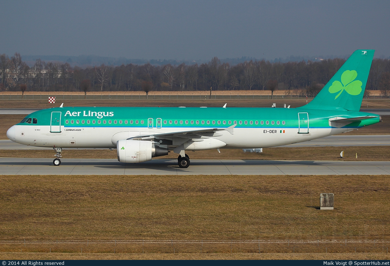 Photo of EI-DER - Airbus A320-214 operated by Aer Lingus