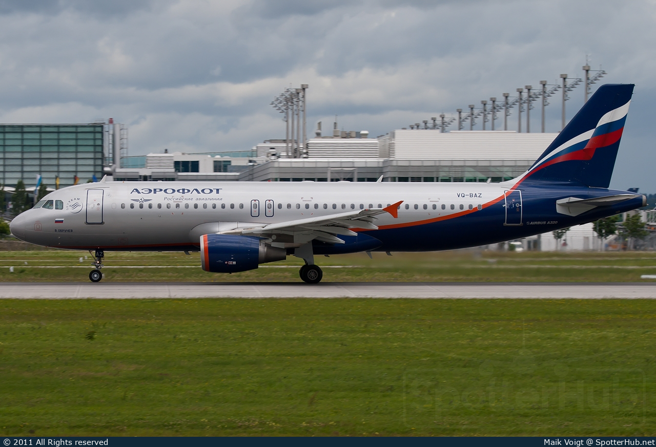 Photo of VQ-BAZ - Airbus A320-214 operated by Aeroflot