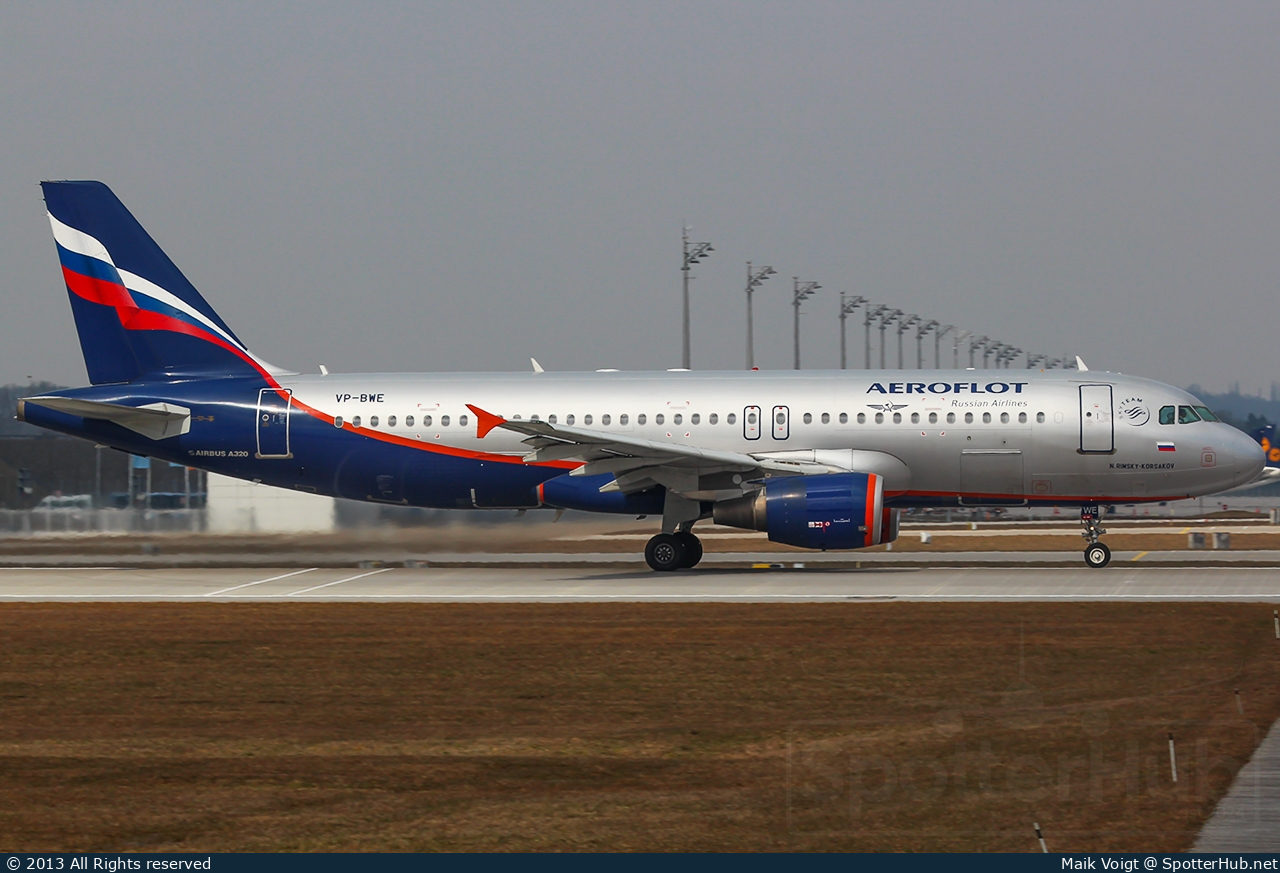 Photo of VP-BWE - Airbus A320-214 operated by Aeroflot