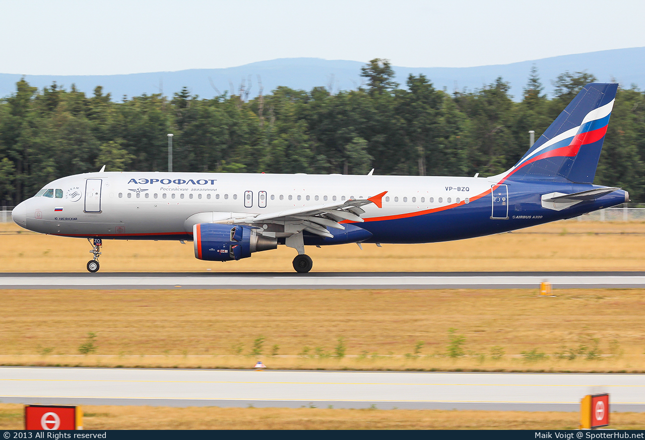 Photo of VP-BZQ - Airbus A320-214 operated by Aeroflot