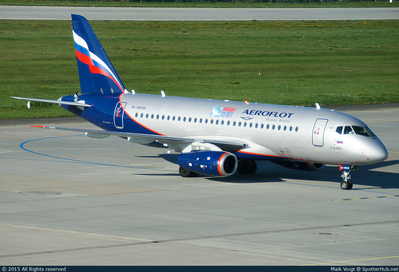 Photo of RA-89046 - Sukhoi Superjet 100-95B operated by Aeroflot