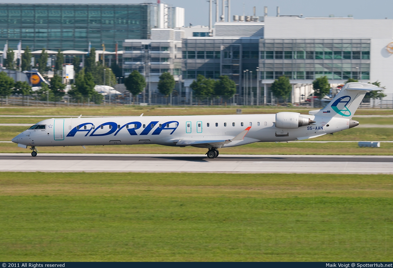 Photo of S5-AAN - Bombardier CRJ-900LR operated by Adria Airways