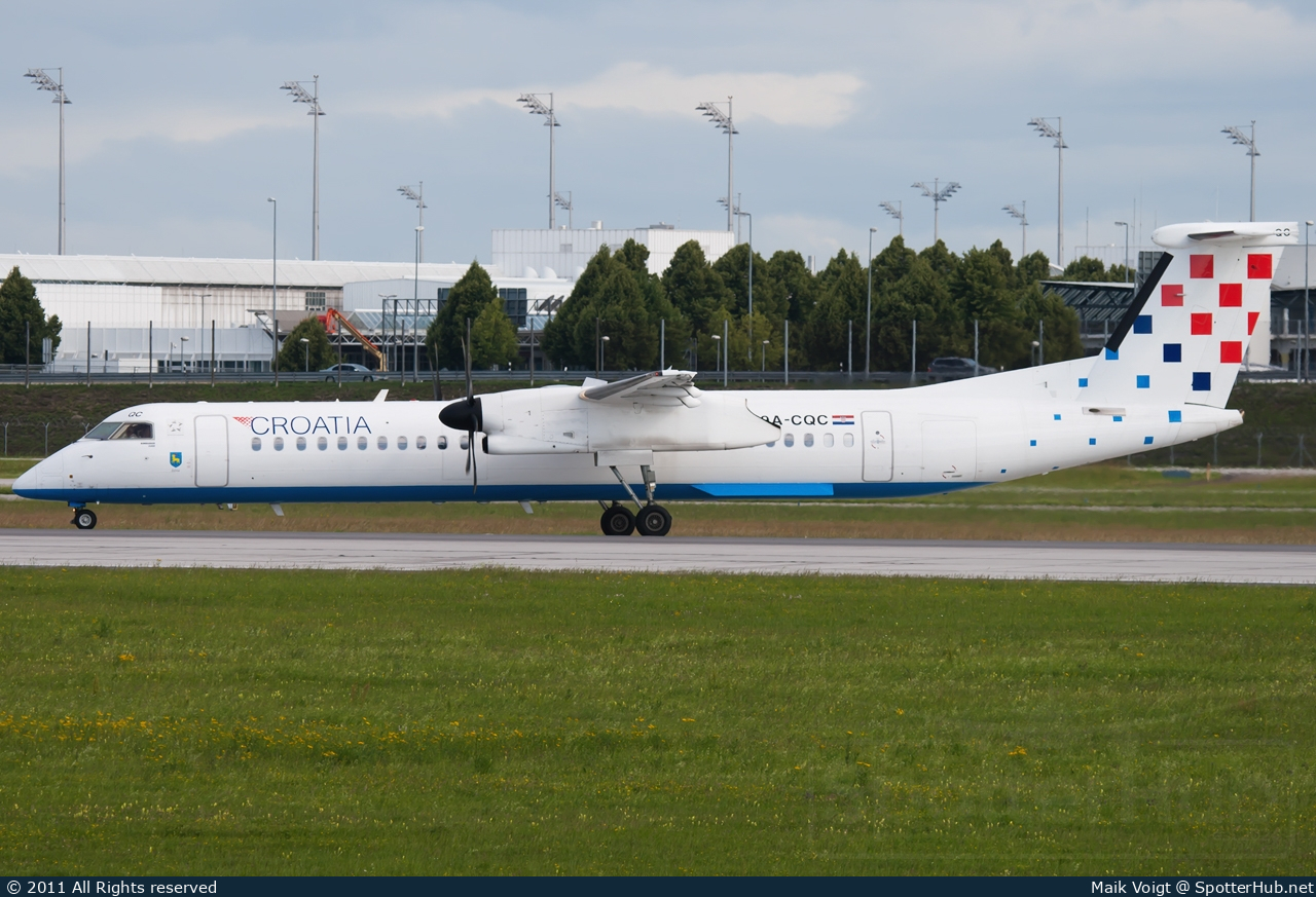 Photo of 9A-CQC - Bombardier DHC-8-402 Dash 8 Q400 operated by Croatia Airlines