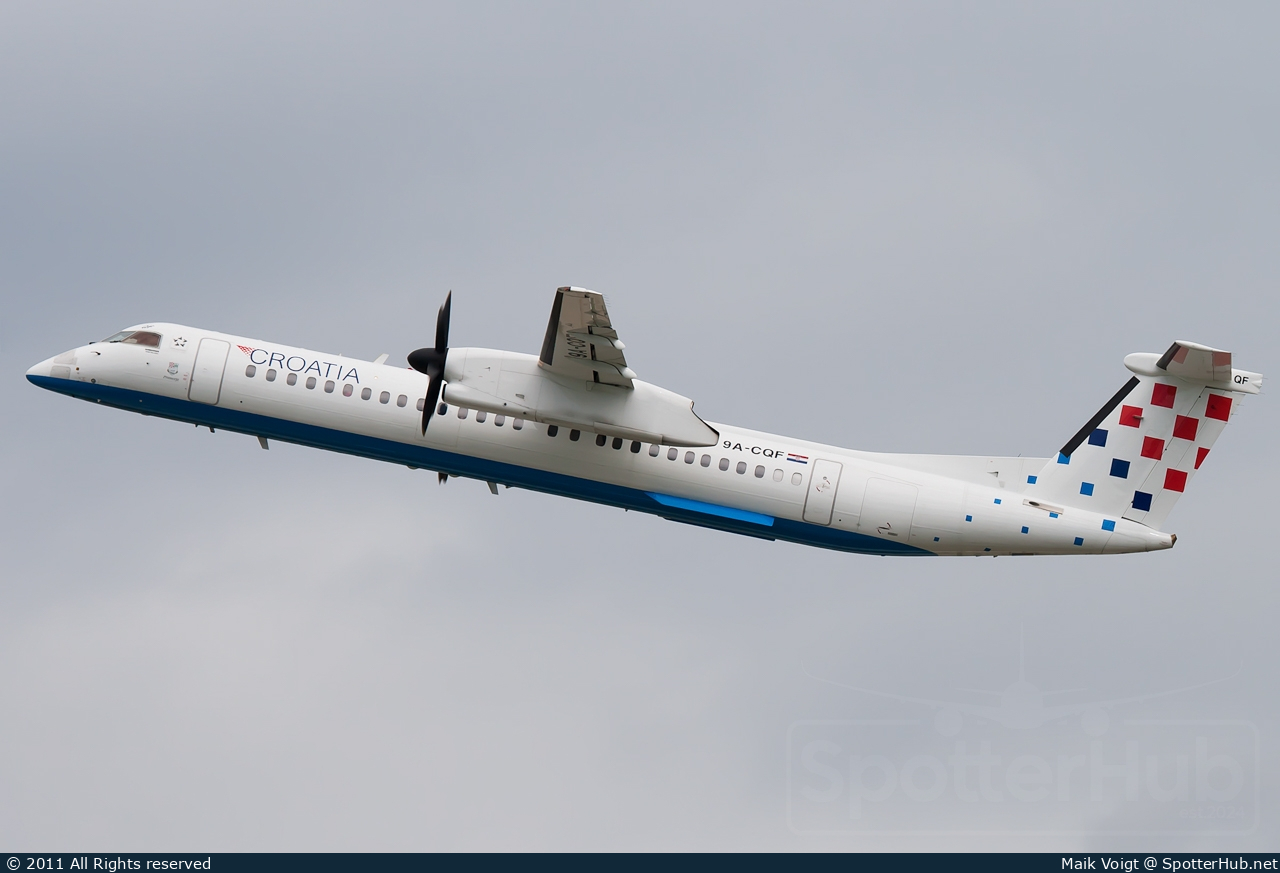 Photo of 9A-CQF - Bombardier DHC-8-402 Dash 8 Q400 operated by Croatia Airlines