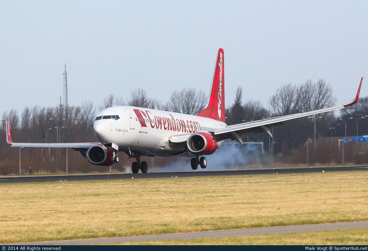 Photo of TC-TJG - Boeing 737-86J operated by Corendon Airlines