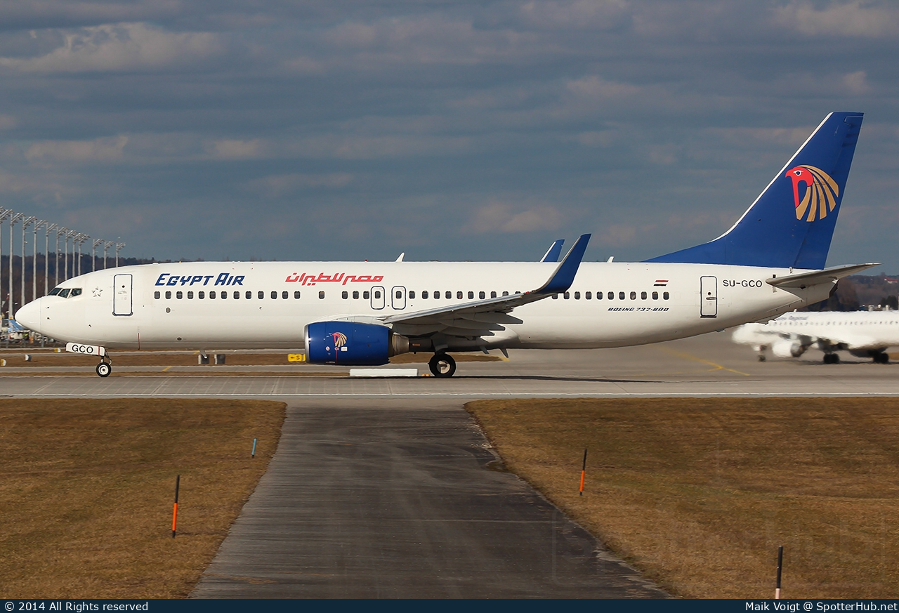 Photo of SU-GCO - Boeing 737-866 operated by Egyptair