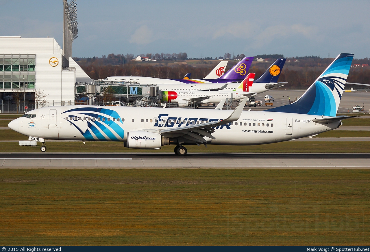 Photo of SU-GCR - Boeing 737-866 operated by Egyptair