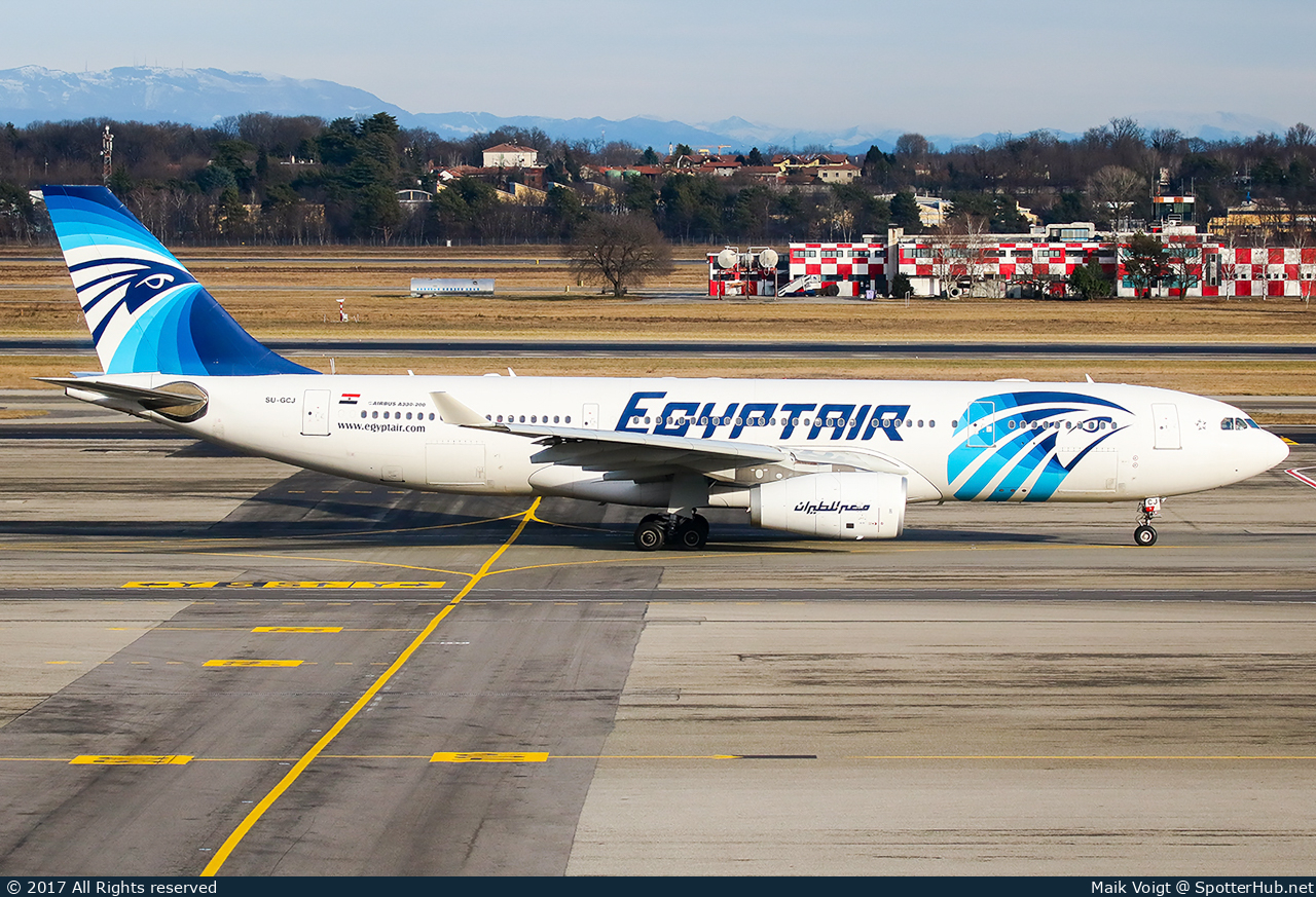 Photo of SU-GCJ - Airbus A330-243 operated by Egyptair