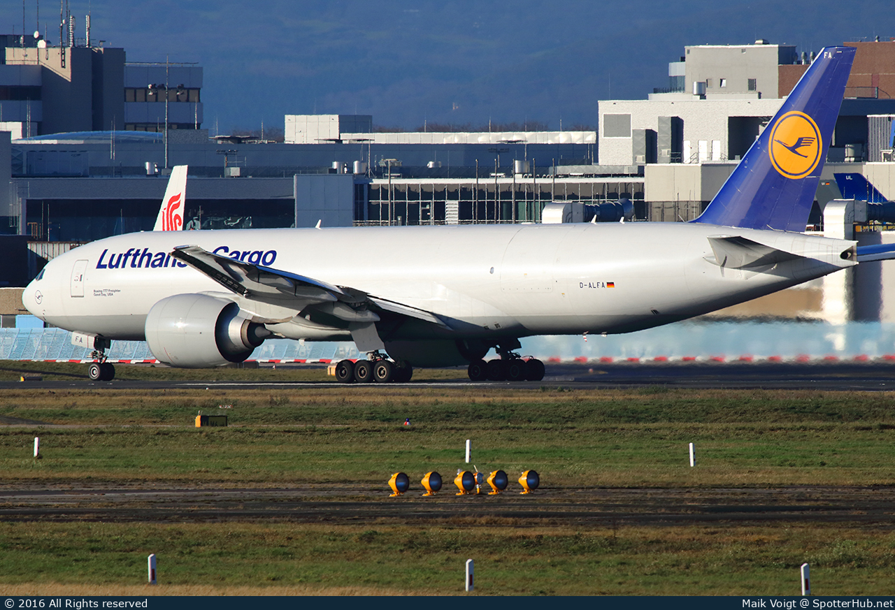 Photo of D-ALFA - Boeing 777-FBT operated by Lufthansa Cargo