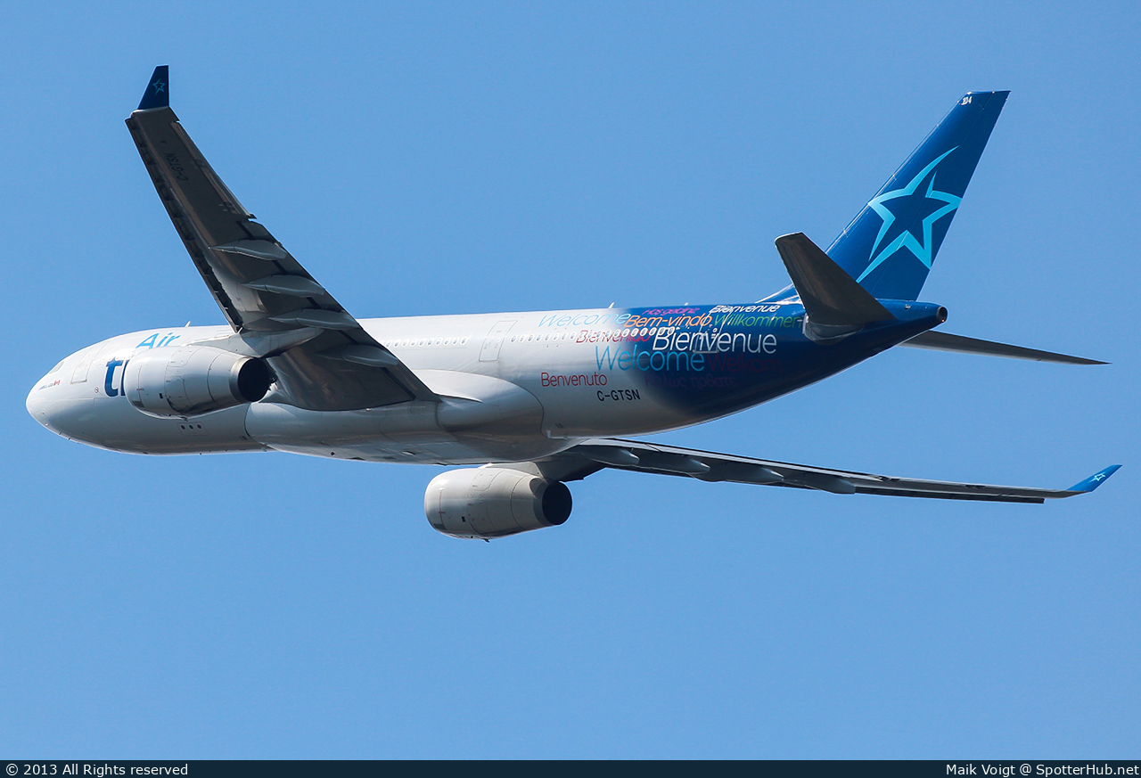 Photo of C-GTSN - Airbus A330-243 operated by Air Transat