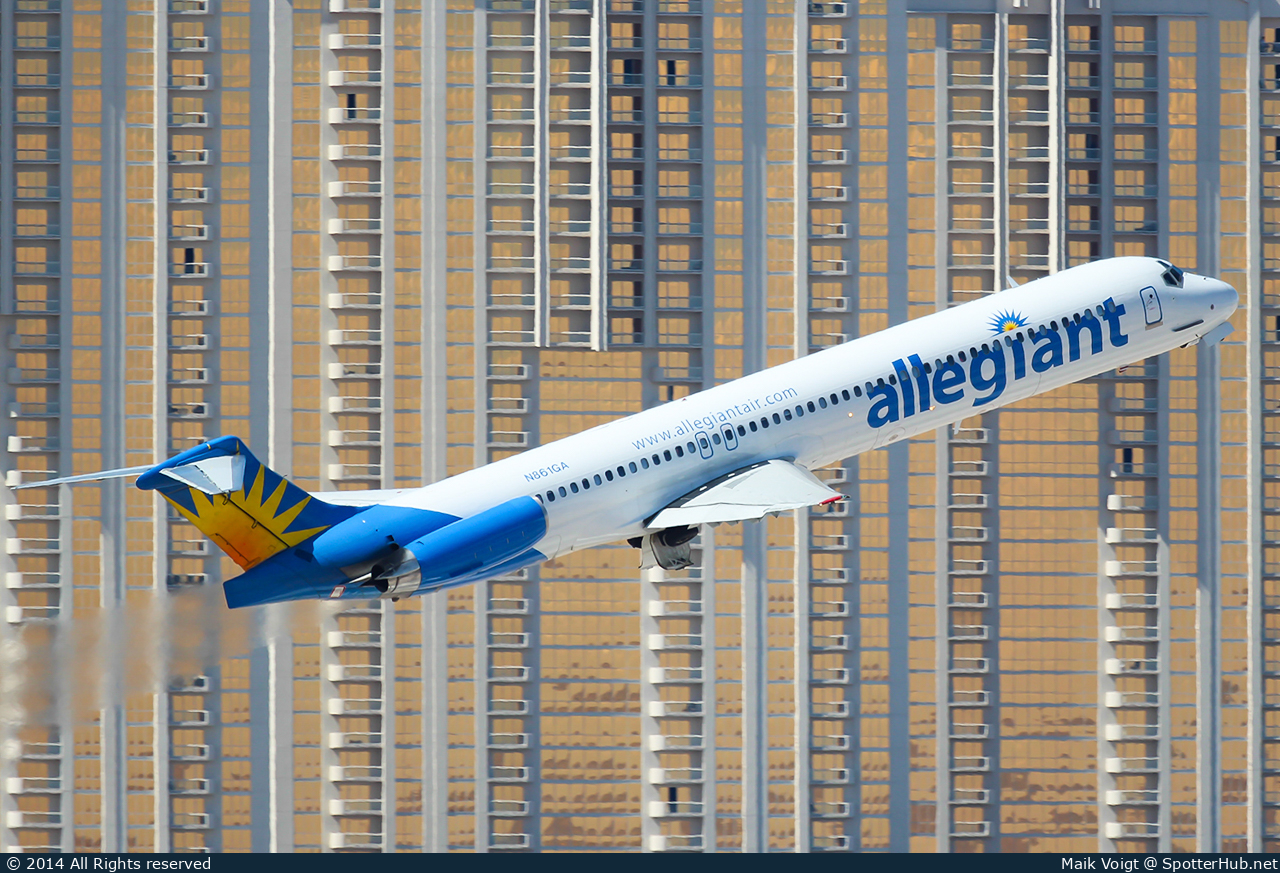 Photo of N861GA - McDonnell Douglas MD-83 operated by Allegiant Air