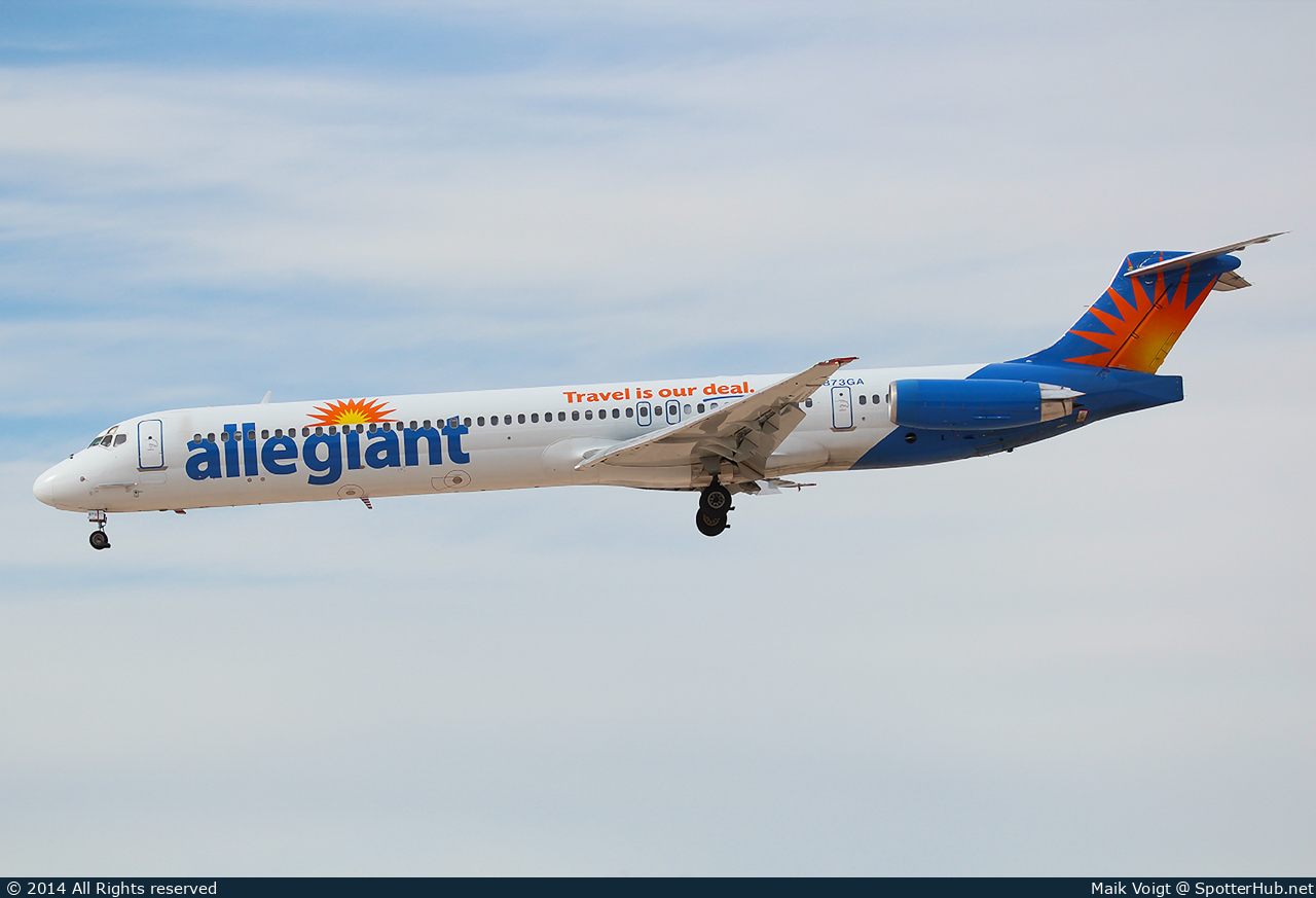 Photo of N873GA - McDonnell Douglas MD-83 operated by Allegiant Air