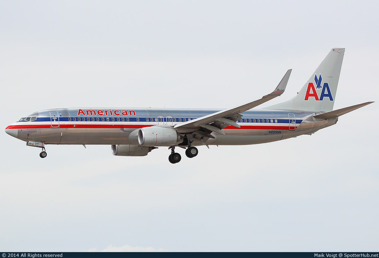 Photo of N899NN - Boeing 737-823 operated by American Airlines
