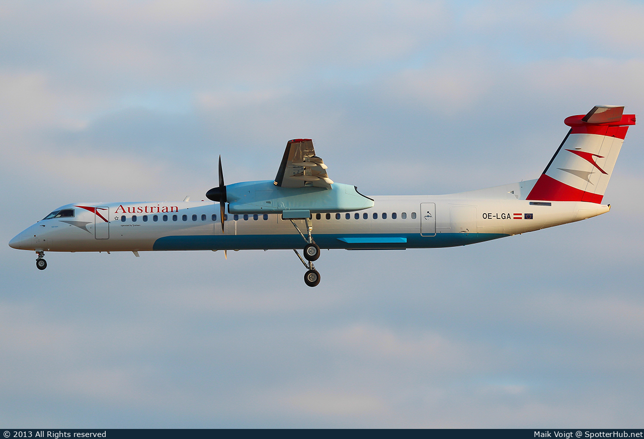 Photo of OE-LGA - Bombardier DHC-8-402 Dash 8 Q400 operated by Austrian Airlines