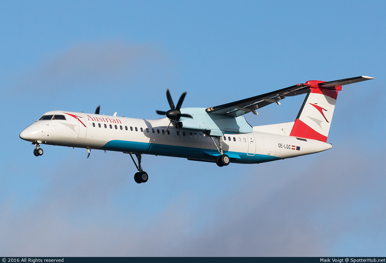 Photo of OE-LGC - Bombardier DHC-8-402 Dash 8 Q400 operated by Austrian Airlines