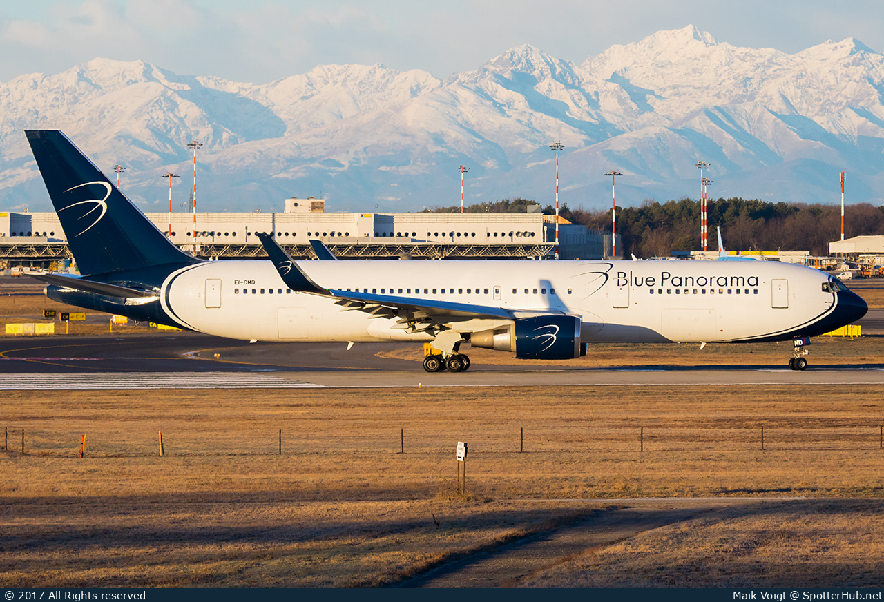 Photo of EI-CMD - Boeing 767-324(ER) operated by Blue Panorama Airlines