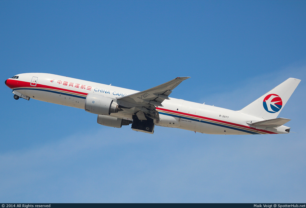Photo of B-2077 - Boeing 777-F6N operated by China Cargo Airlines
