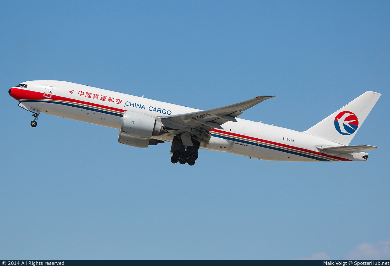 Photo of B-2079 - Boeing 777-F6N operated by China Cargo Airlines