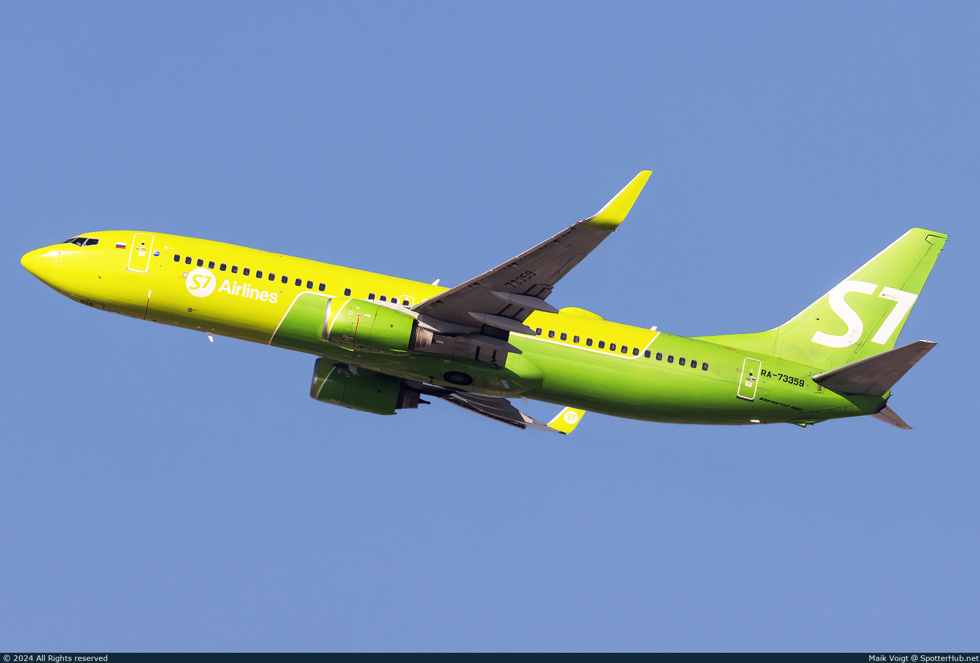 Photo of RA-73359 - Boeing 737-8Q8 operated by S7 Airlines