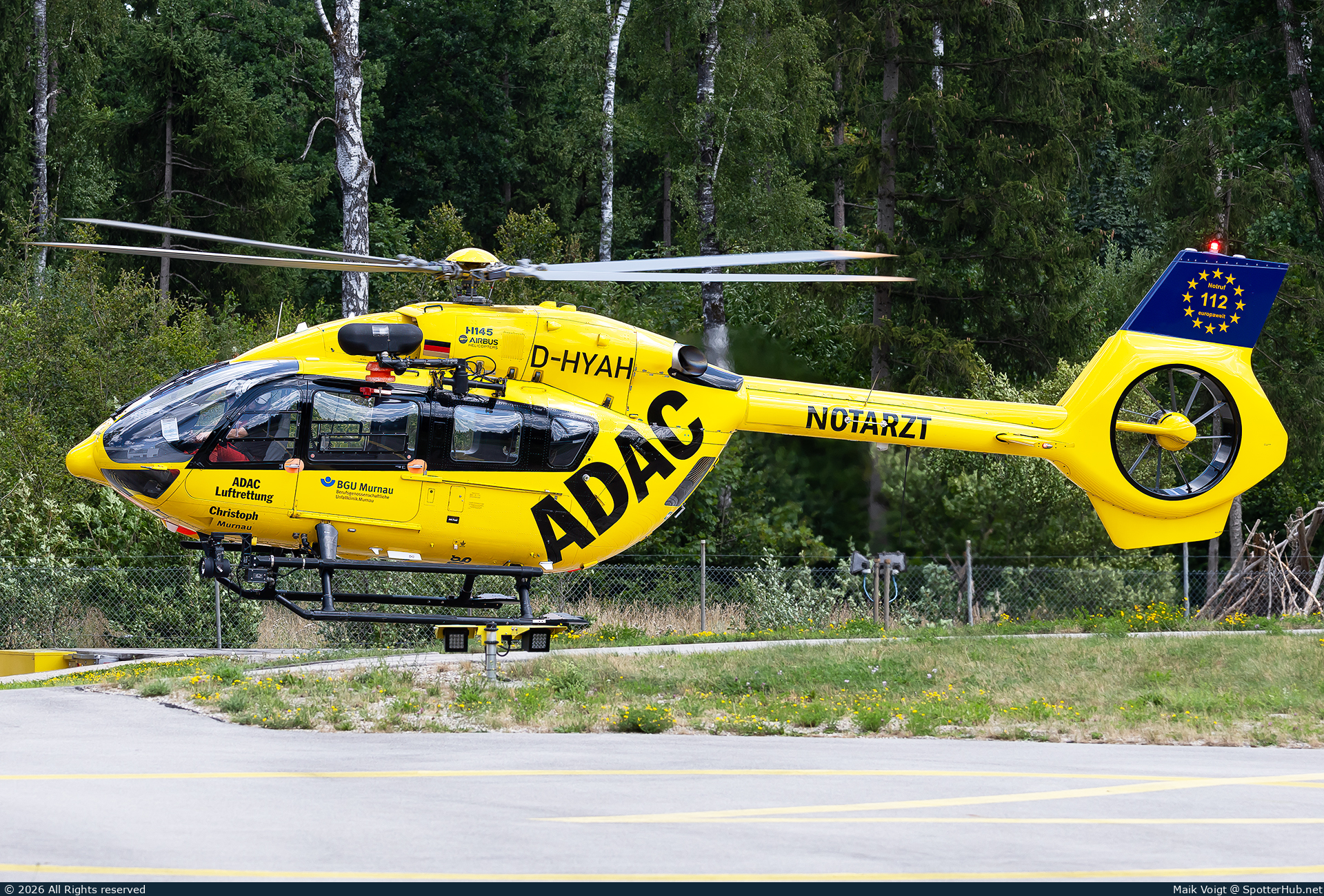 Photo of D-HYAH - Airbus Helicopters H145 operated by ADAC Luftrettung